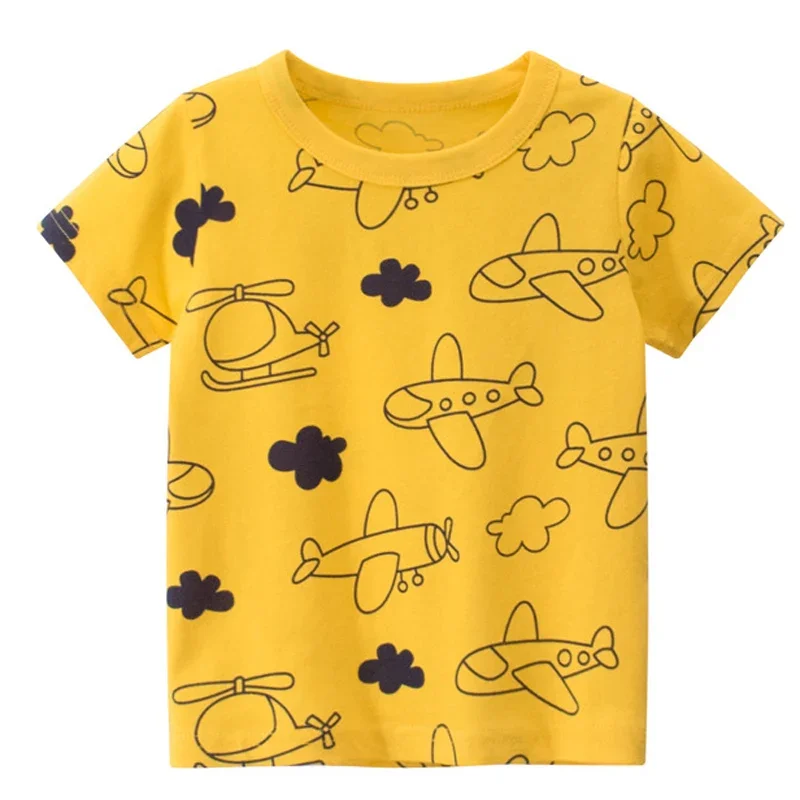 Children t shirt Cotton Children T-shirt for Boy Tops 4 6 8 10 12Yrs Kids Summer Clothes