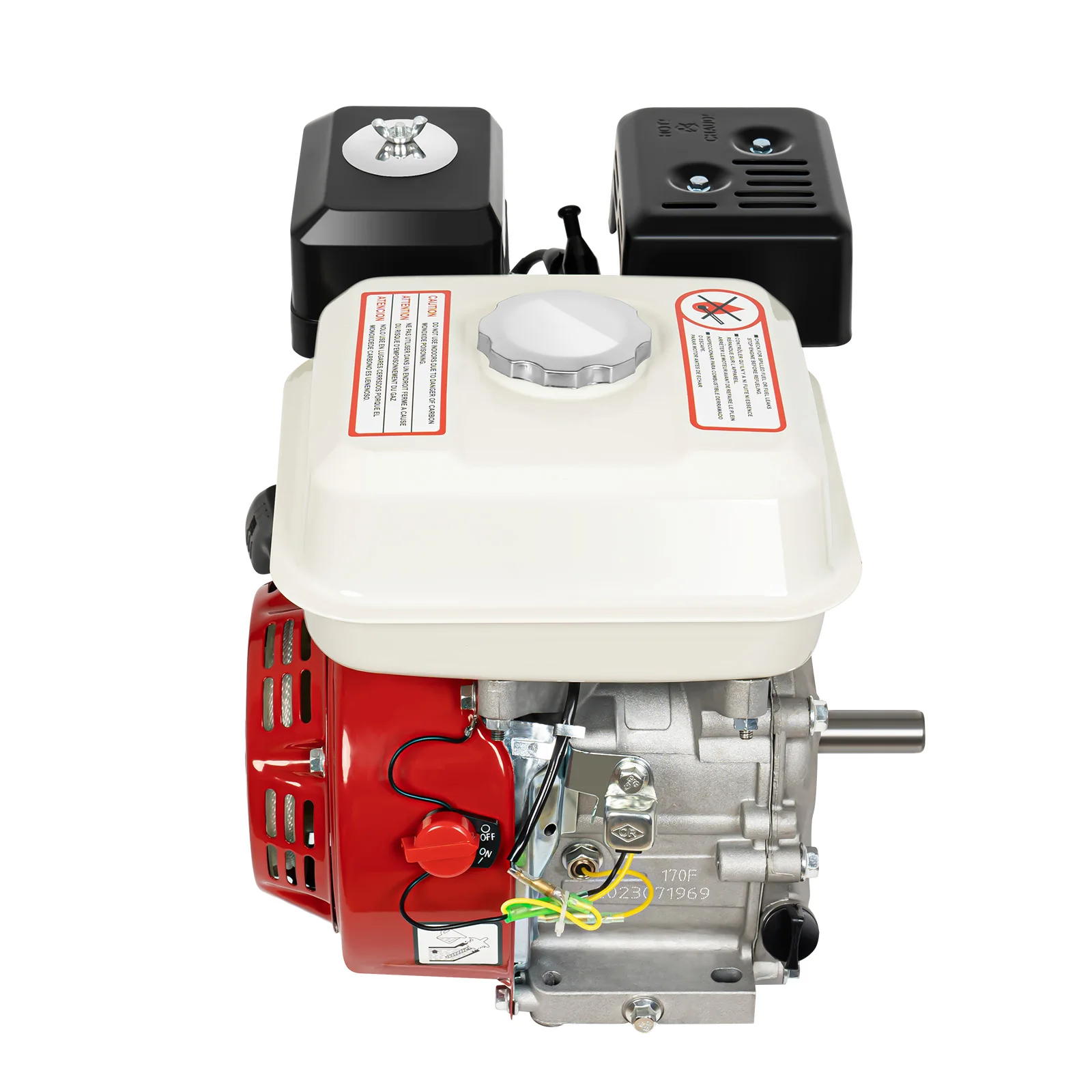 Gas Engine160cc 6.5HP Pull Start Strong Power Low Fuel Consumption Air Cooled
