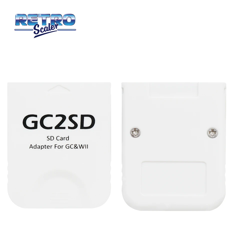 Adattatore GC2SD Per Schede Micro SD Su GameCube | Lettore Di Memoria Fino A 512 GB, Plug And Play, Trasparente