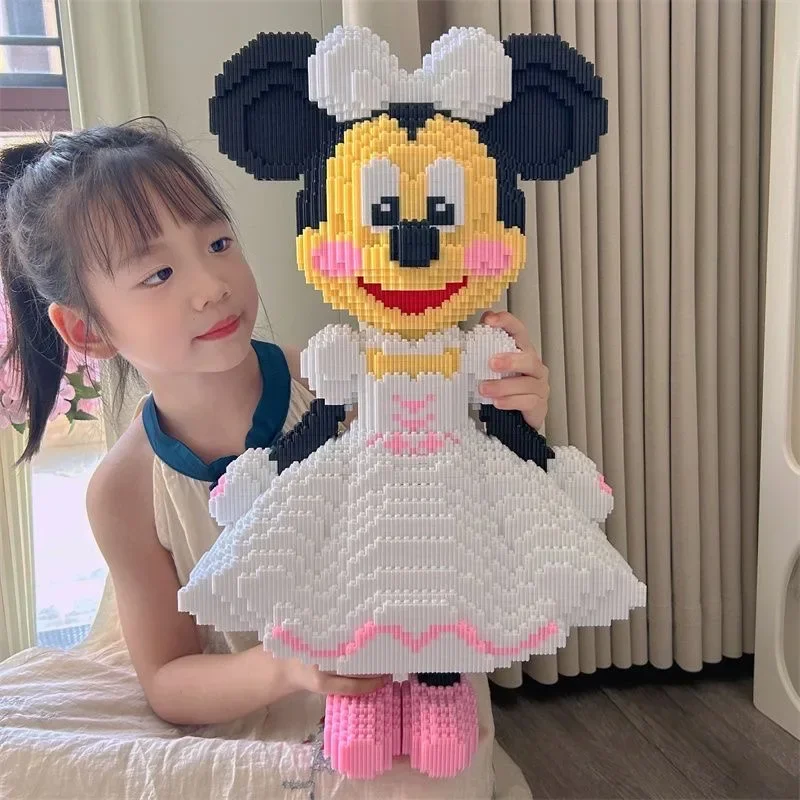 Giant Mickey Mouse Minnie Mouse Building Blocks, Wedding Model, High Difficulty Assembly, Adult Building Blocks, Birthday Gift 4