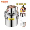 VEVOR 3 5 8 13 Gal Distiller Alambic Moonshine Alcohol Still Stainless Copper DIY Home Brew Water Wine Essential Oil Brewing Kit 1