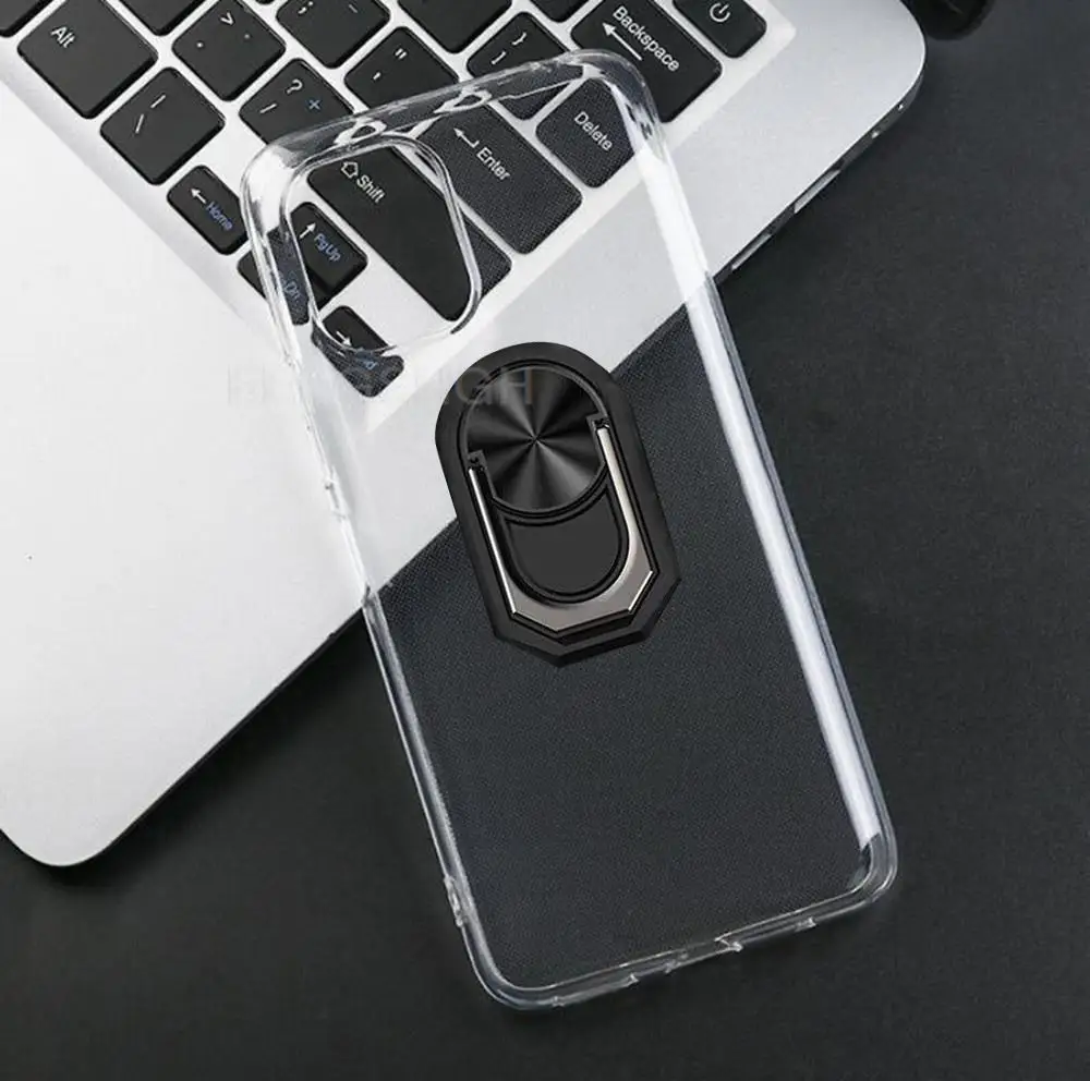 Enhanced Product Title:  
Versatile Soft TPU Silicone Case with Back Finger Ring & Stand Feature