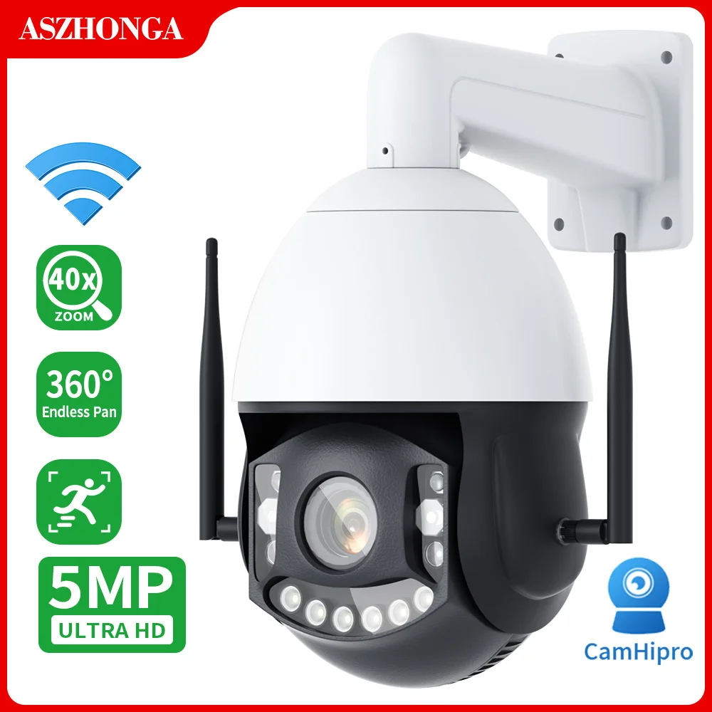 

IP-камера видеонаблюдения ASZHONGA, 5 МП, 4G, SIM-карта