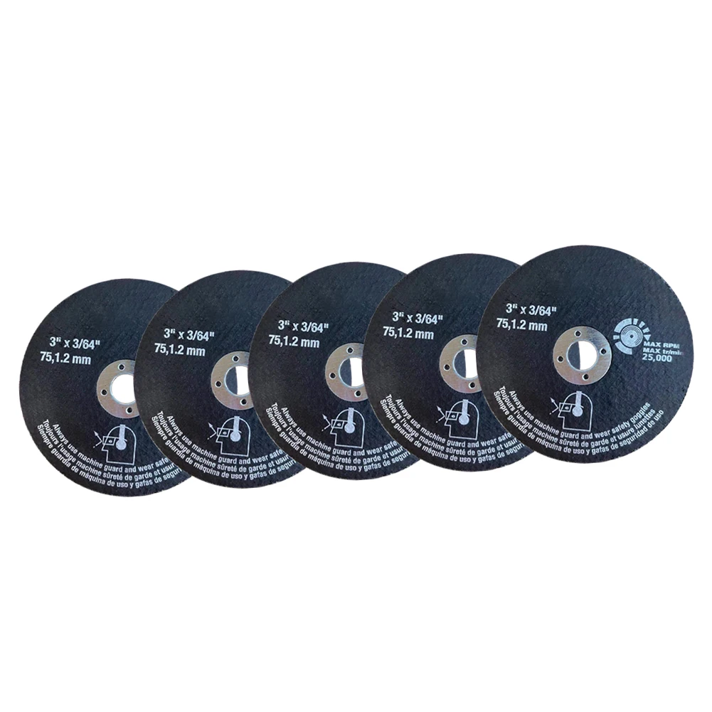 

5pcs 75mm Circular Resin Saw Blade Grinding Wheel Cutting Disc For Metal Cutting Angle Grinder Cutting Disc Abrasive Tool