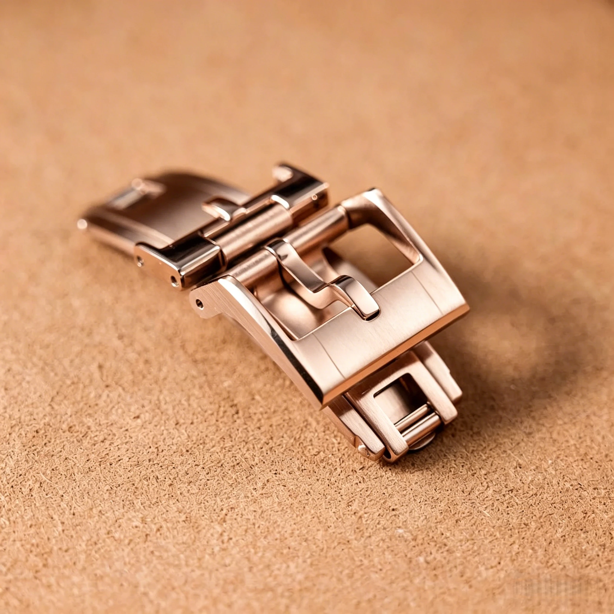 Premium 316L Stainless Steel Deployant Watch Buckle - Fine Quality Clasp for Traditional Watch Straps