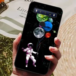 Elegant Black TPU Silicone Phone Case with Marble Design - Durable Bumper Shell for TCL 10 SE (20)