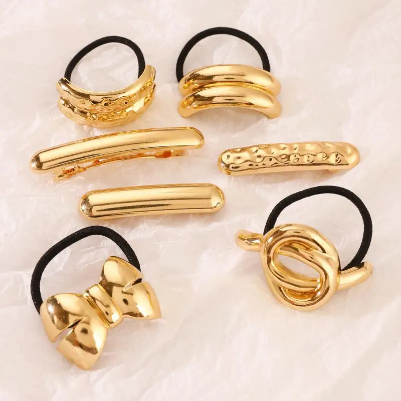 U-Shaped Metal Hair Bands Ropes Headband Elastic Scrunchies Hairband Tools Fashion Women Hair Accessories hair accessory