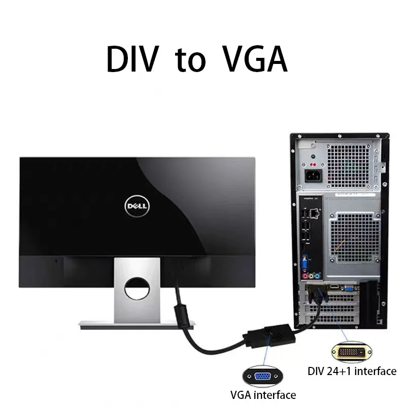 PC ǻ Ϳ DVI-VGA , Ǯ HD 1080P DVI-D -VGA  , 24 + 1 