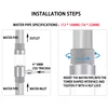 Aquarium CO2 Diffuser Observable Quick Insertion Anti Reflux CO2 External Nebulizer Fish Tank External CO2 Nebulizer Diffuser 5