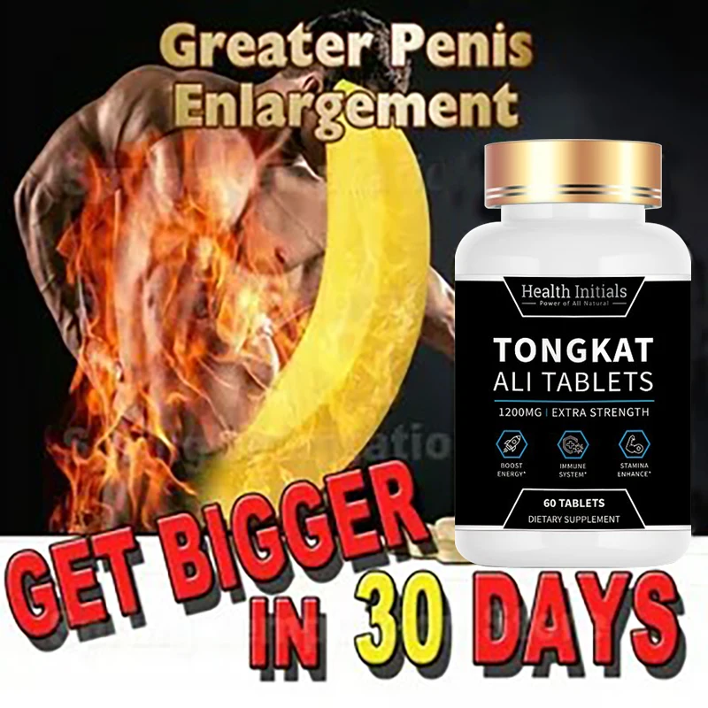 Tongkat Ali Extract - Men's Supplement for Health, Energy & Endurance, Muscle Mass