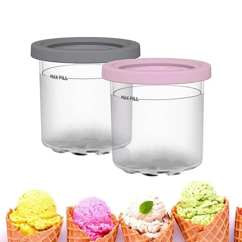 Sealing Cylindrical Ice Cream Container Reusable snd Odorless Ice Cream  Container for Making Milkshake and Smoothie - AliExpress