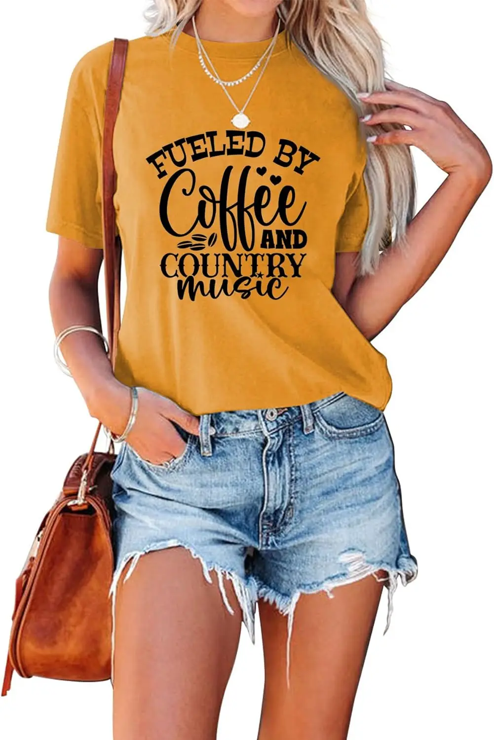 

Женская футболка с коротким рукавом и круглым вырезом