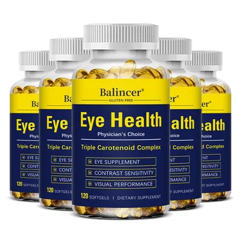 Premium Lutein Softgels Carotenoid 20mg with Zeaxanthin for Men and Women, Dietary Supplement for Eye Health Support 120pcs 1
