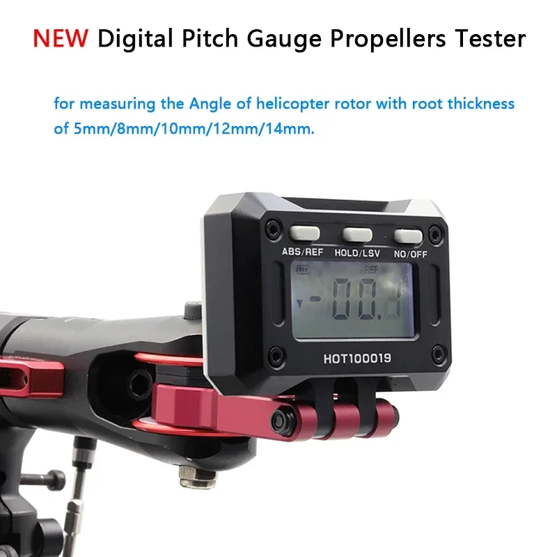 LCD Digital Pitch Gauge For 200-800 Flybarless Helicopter Models – Unbranded