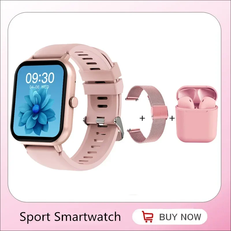 

2024 New Smart Watch Women Smartwatch Men Korea Support Bluetooth Answer Call Voice Assistant Whatsapp Reminder IP67 Wristwatch