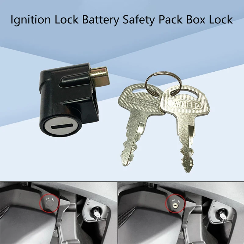 StainlessSteelMotorcycleSteeringLockWithTwoKeys2Position