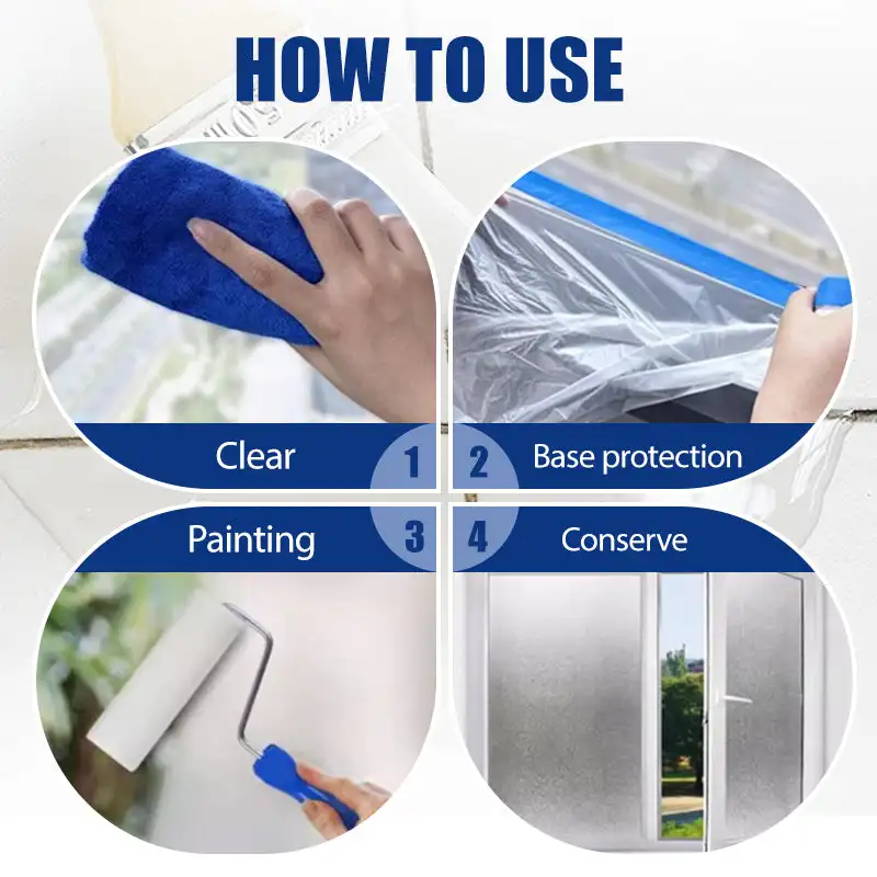 Water-Based Glass Frosted Paint Privacy Protection Bathroom Living Room Matte Anti Peeping Coating Sunscreen