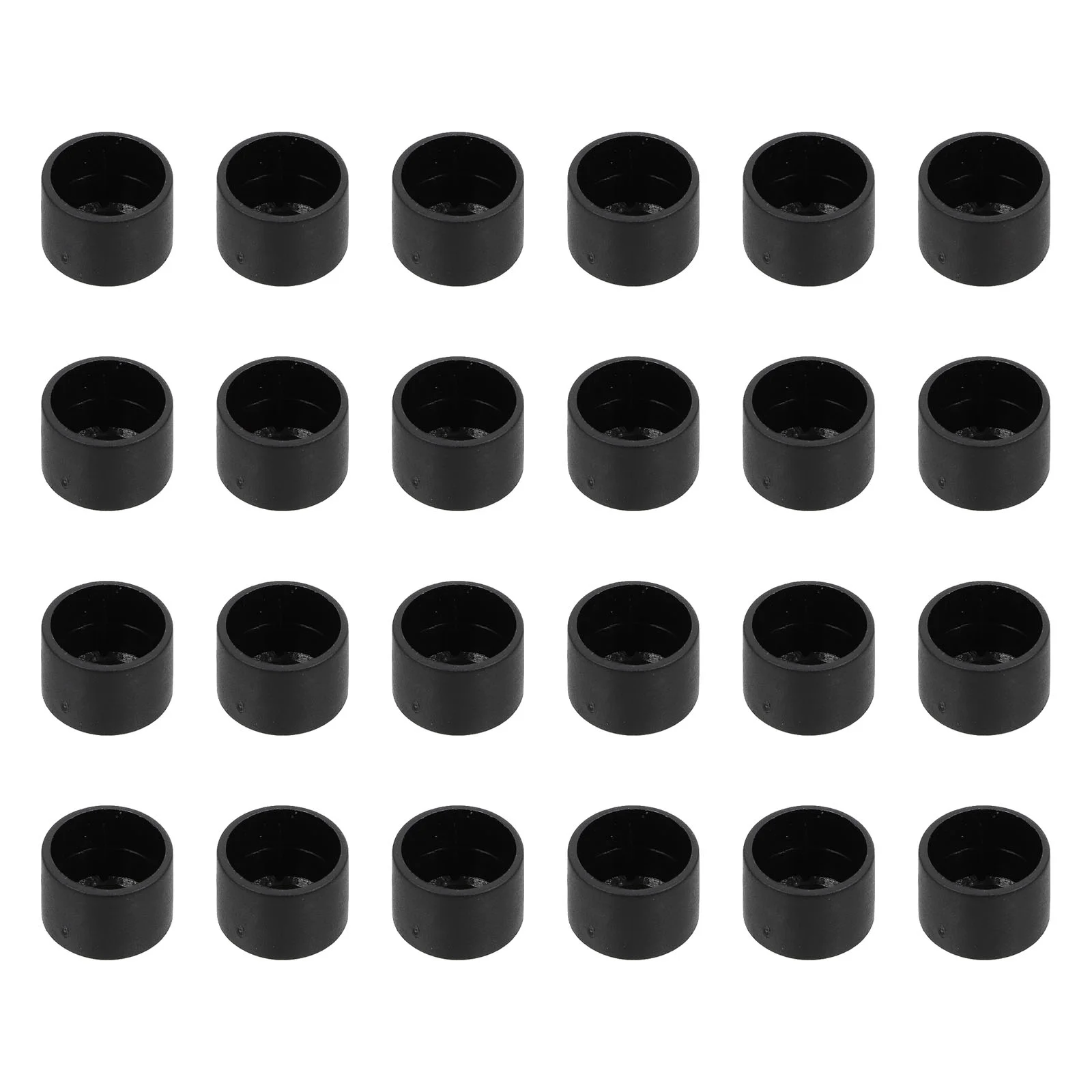 Balls Football Machine Cap Foosball Covers Table Black Plastic Soccer Accessories