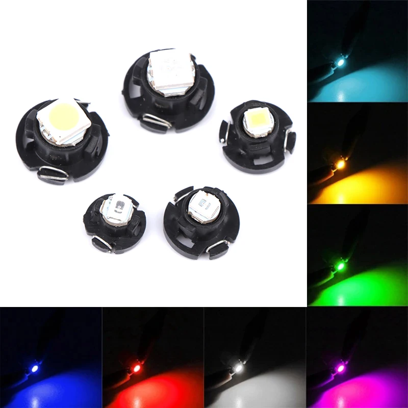 Instrument Lights LED T3 T4.2 T4.7 Meter Bulb Warning Switch Dashboard Indicator Panel Lamp 10PCS car dashboard light bulbs
