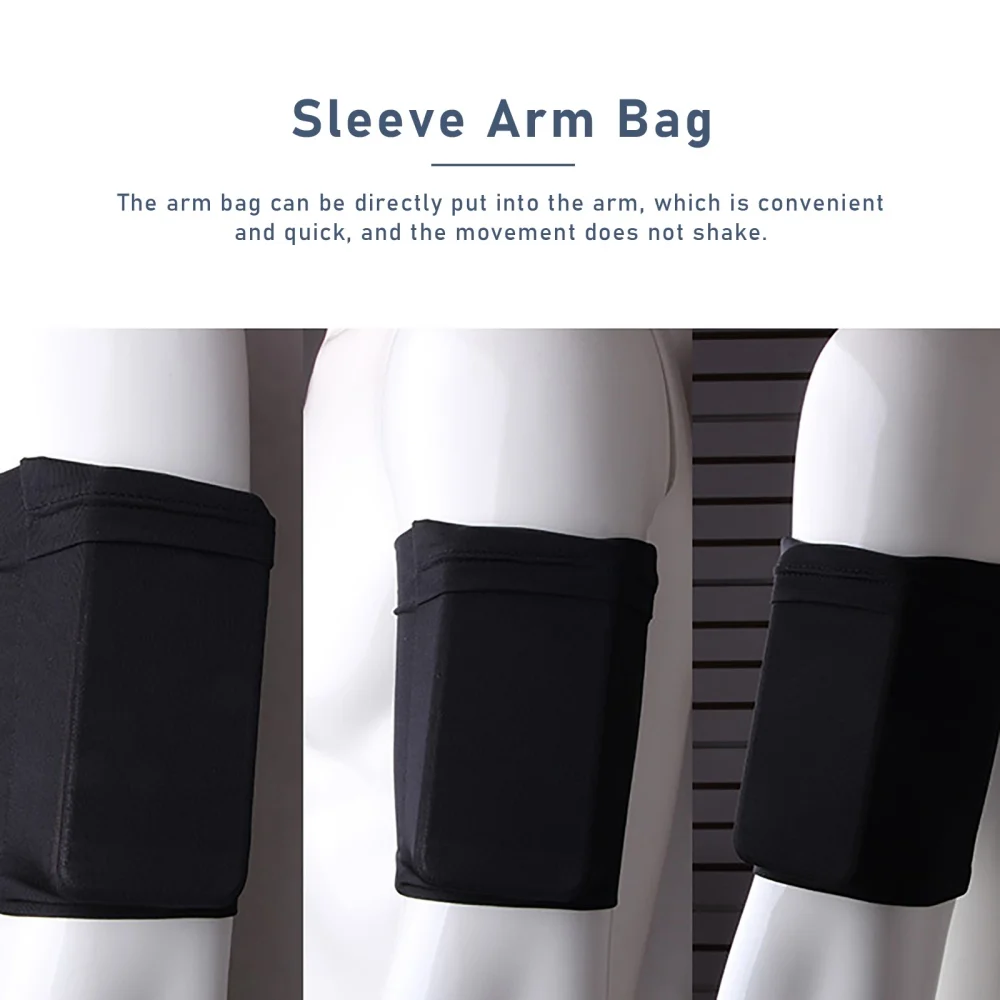 Cell Phone Armbands for Adult Women Men Lightweight Non-slip Universal Sleeve Running Phone Holder Outdoor Sports Pouch Band 4
