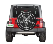 

Sigil 0f Baphomet Tire COVER Car Accessories, Custom Spare Tire COVERs Your Own Personalized Design