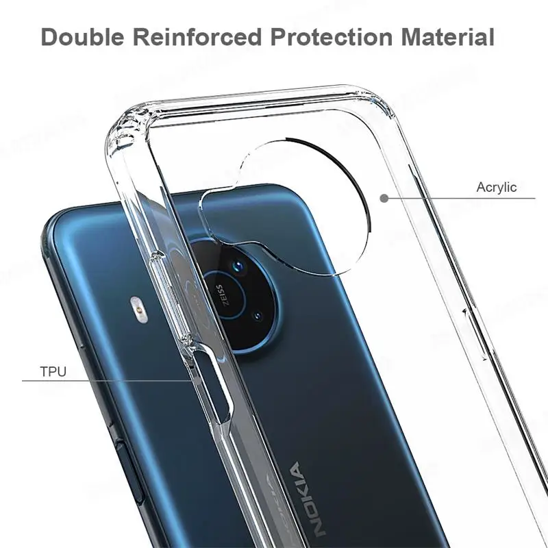 Double reinforced protection material of Acrylic Transparent Phone Case 