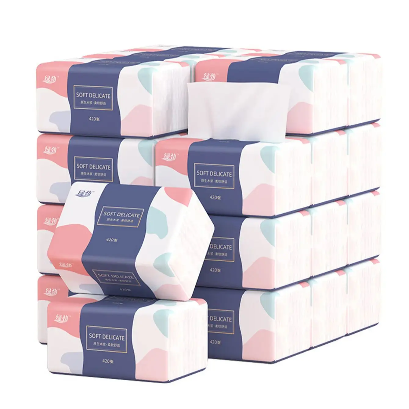 Recyclable Paper Multifunctional Tissues Thick Towels Durable Hand Towel 1pc/6pcs
