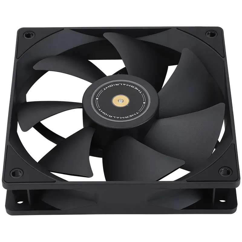 THERMALRIGHT TL-G12B Black Chassis Fan, 120mm 4 Pin PWM Hydraulic Bearing 1500RPM - Image 6