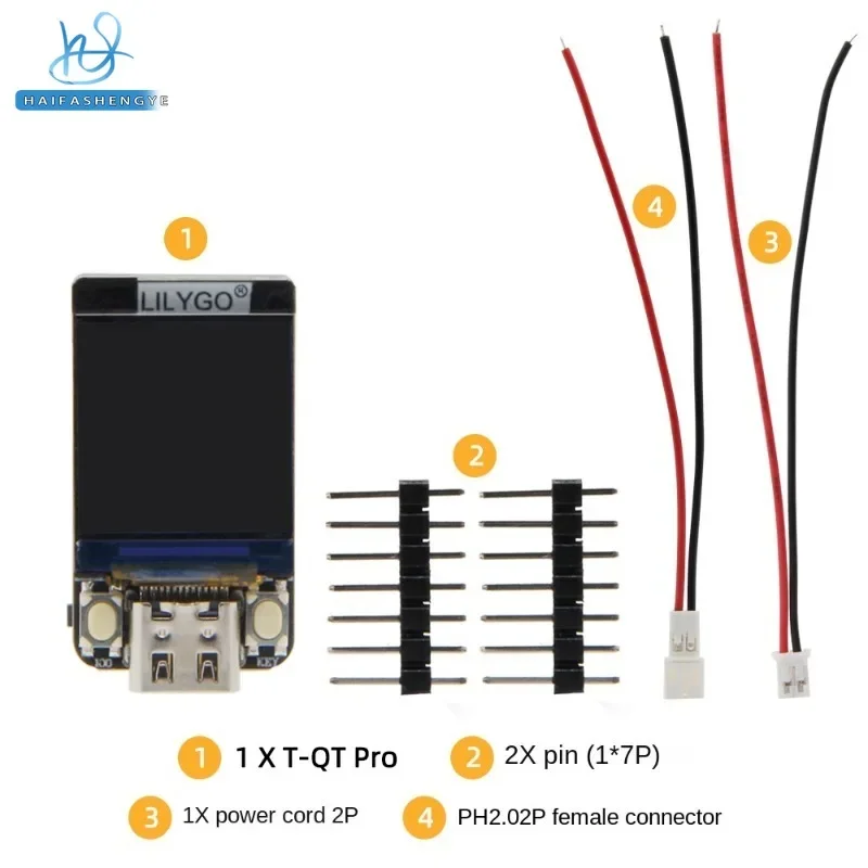 ESP32-S3 T-QT GC9A01 0.85인치 LCD 모듈 WIFI 블루투스 풀 컬러 IPS