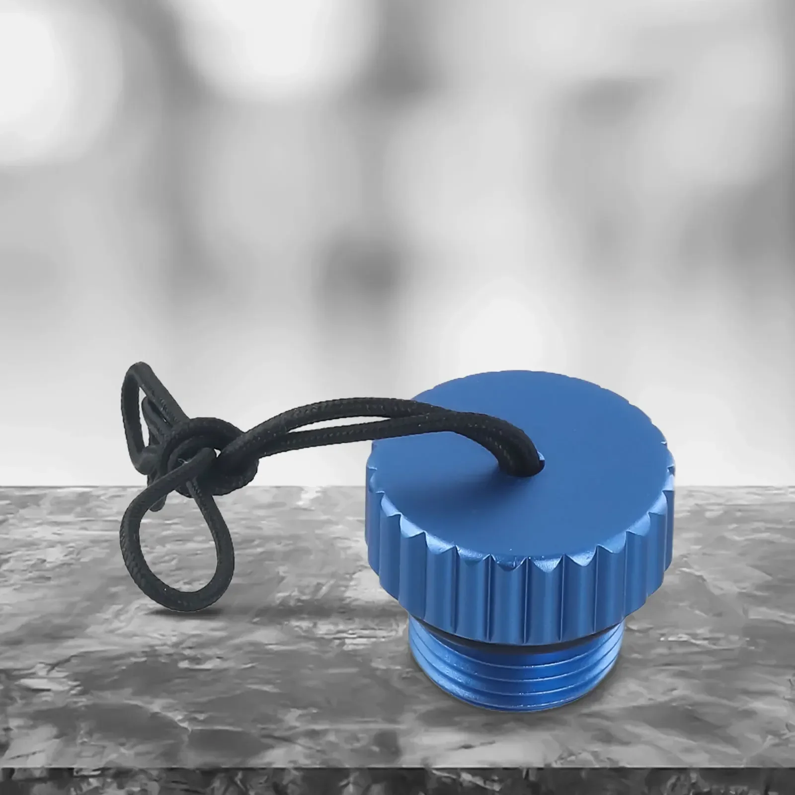 Scuba Diving DIN Tank Valve Threaded Cover Aluminum Dust Plug Protection Cap End Cap Replacement