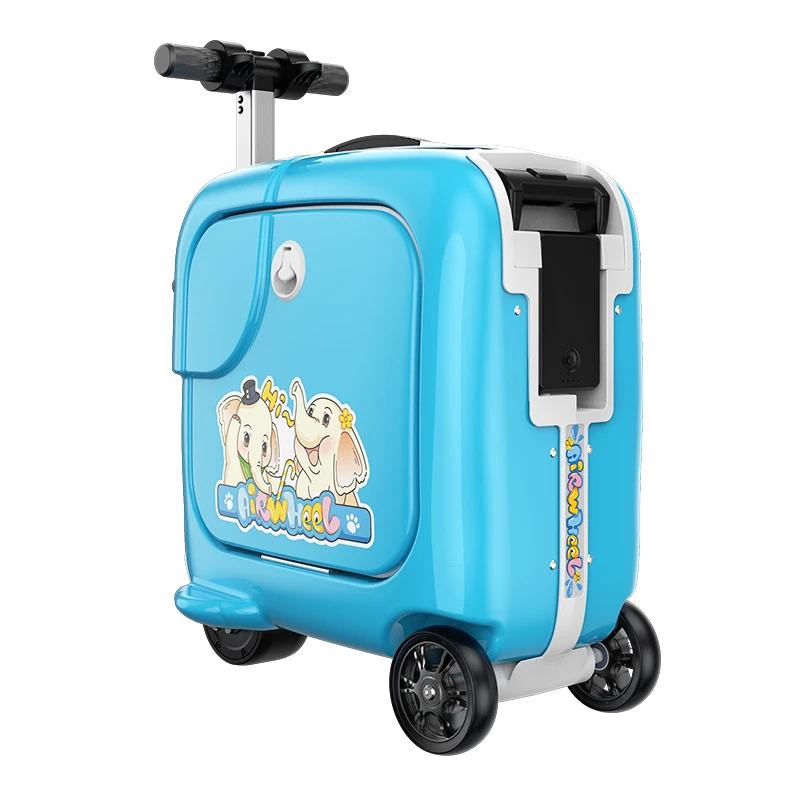 Fabrika Fiyatlı Elektrikli Çocuk Seyahat Valizi Airwheel SQ3S TSA Şifreli Kilitli Portatif Bagaj Çantası