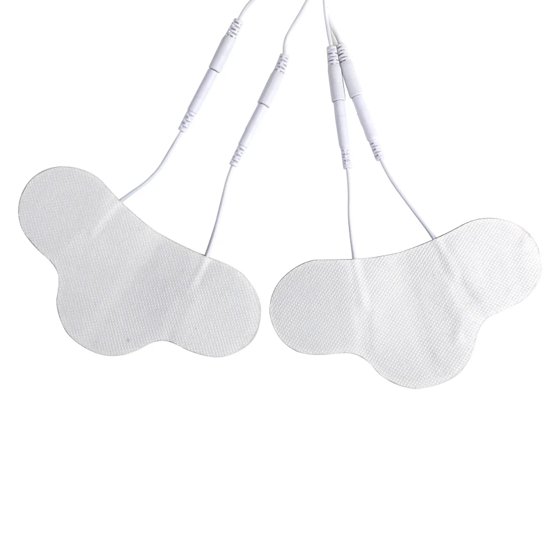 Nerve Muscle Stimulator Silicone Gel EMS Electrode Pads NeckNon-Woven Patch Self-Adhesive  Acupuncture Physiotherapy TENS Pads 4