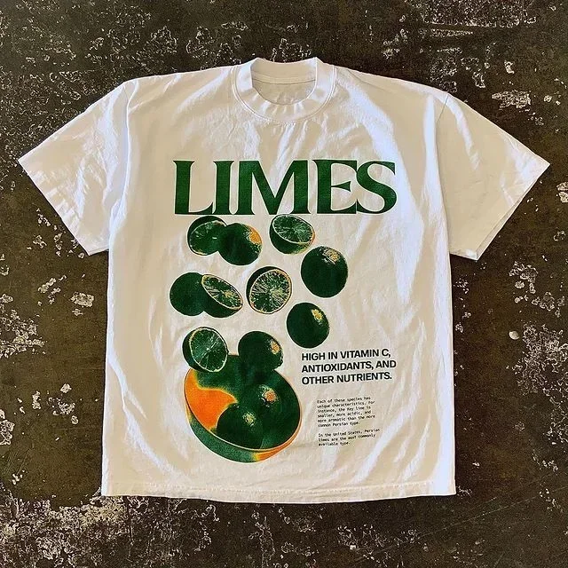 Retro Print T-Shirt 6