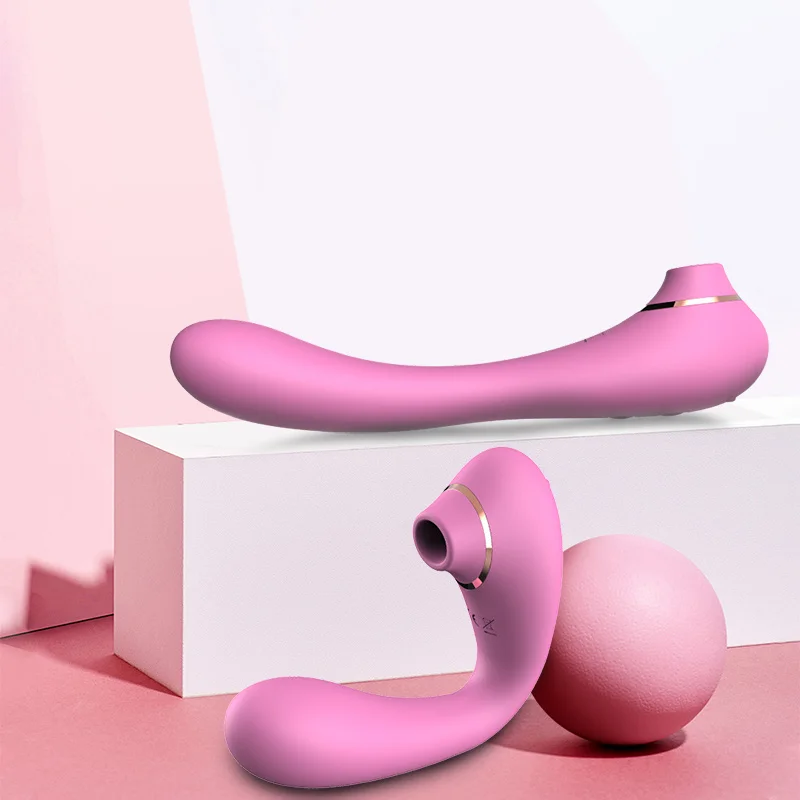 Clitoral Sucking Vibrator And G-spot Stimulator Bendable Massager_voghion.com