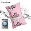 Custom Minnie Mouse Anime Cartoon Velvet Cute Throw Pillow Cases Rectangle 6