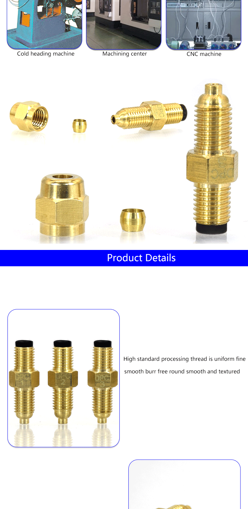 Messing-Widerstands-Öldurchflussdosierungseinheit/Ölverteiler/Trennventil/Teiler DPC für zentralisiertes Schmiersystem/CNC – Detail 4
