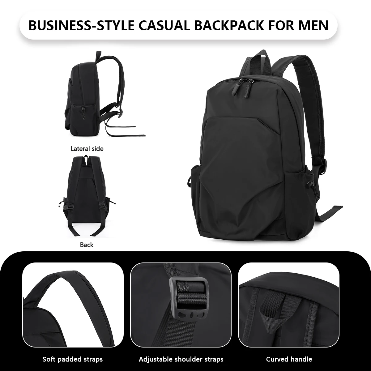 Mini Zaino Leggero per Uomo, Versatile per Viaggi, Escursionismo, Alpinismo, Zaino Casual Piccolo, Borsa Scolastica per Studenti - immagine 5