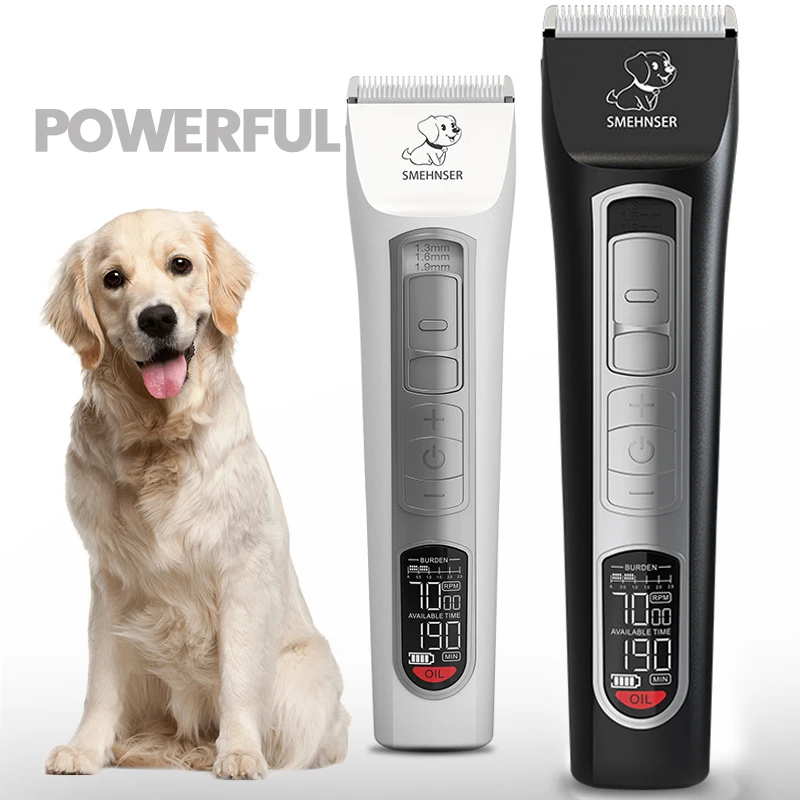 Professional Dog Clipper High Power Dog Hair Cutter Low Noise Pet Trimmer Grooming Clippers With Guard Combs For Animals pet hair trimmer dog hair trimmer dog clipper pet clipper hair trimmer