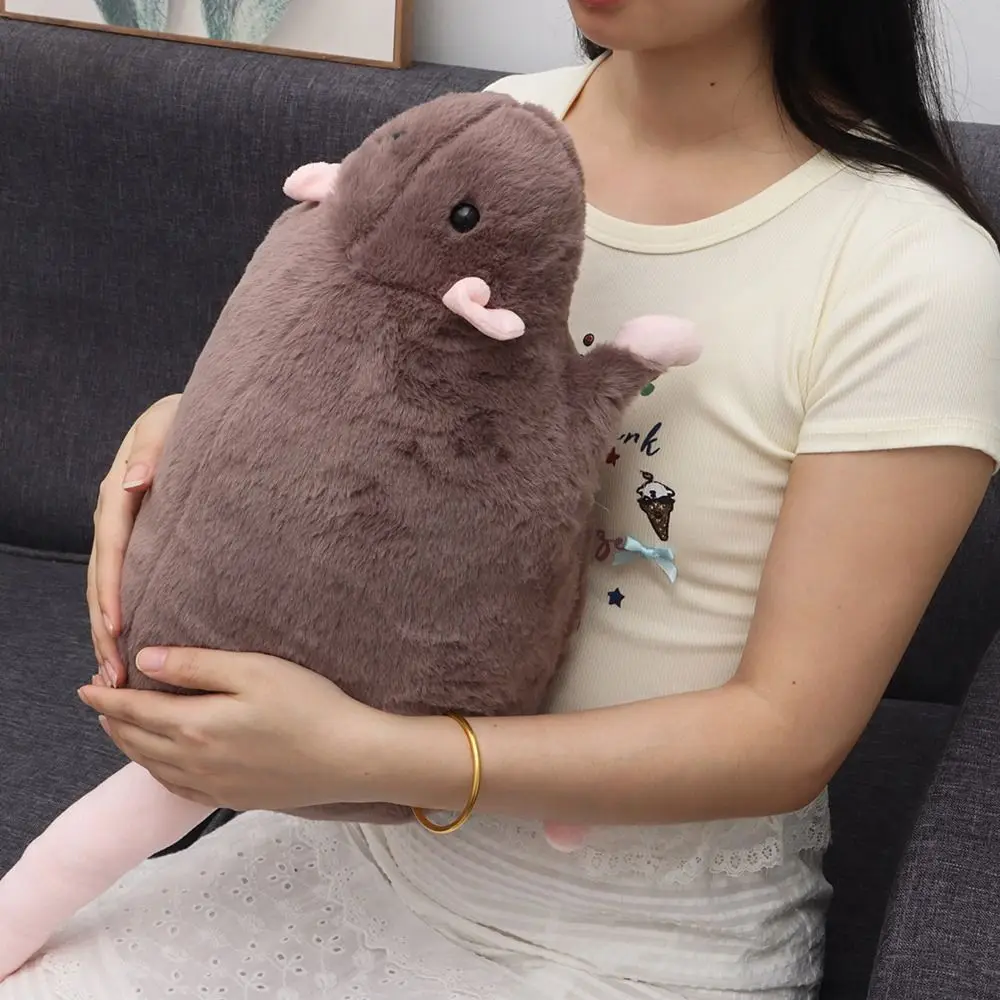 Creative 30/45/90cm Mouse Doll Plush Oversized Flower Branch Rat Doll Cartoon Soft Animal Figure Kids Gift Birthday