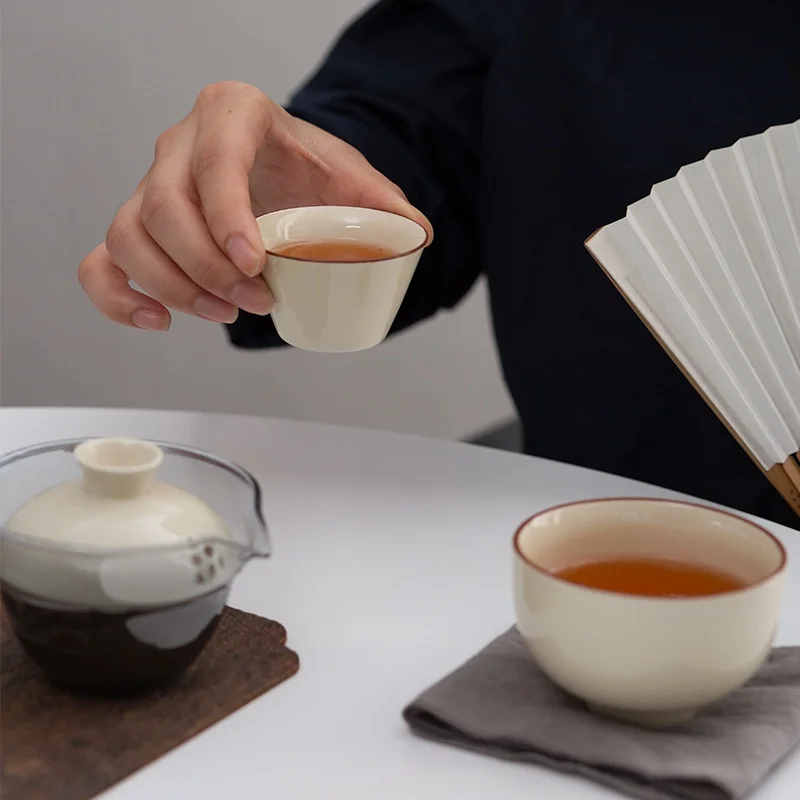 1 Set Teacup Kits Portable Ceramic Teapot Teacups Sake Cup Kung Fu Teapot Tea Mug Travel Car Mini Tea Set Ornament Cup