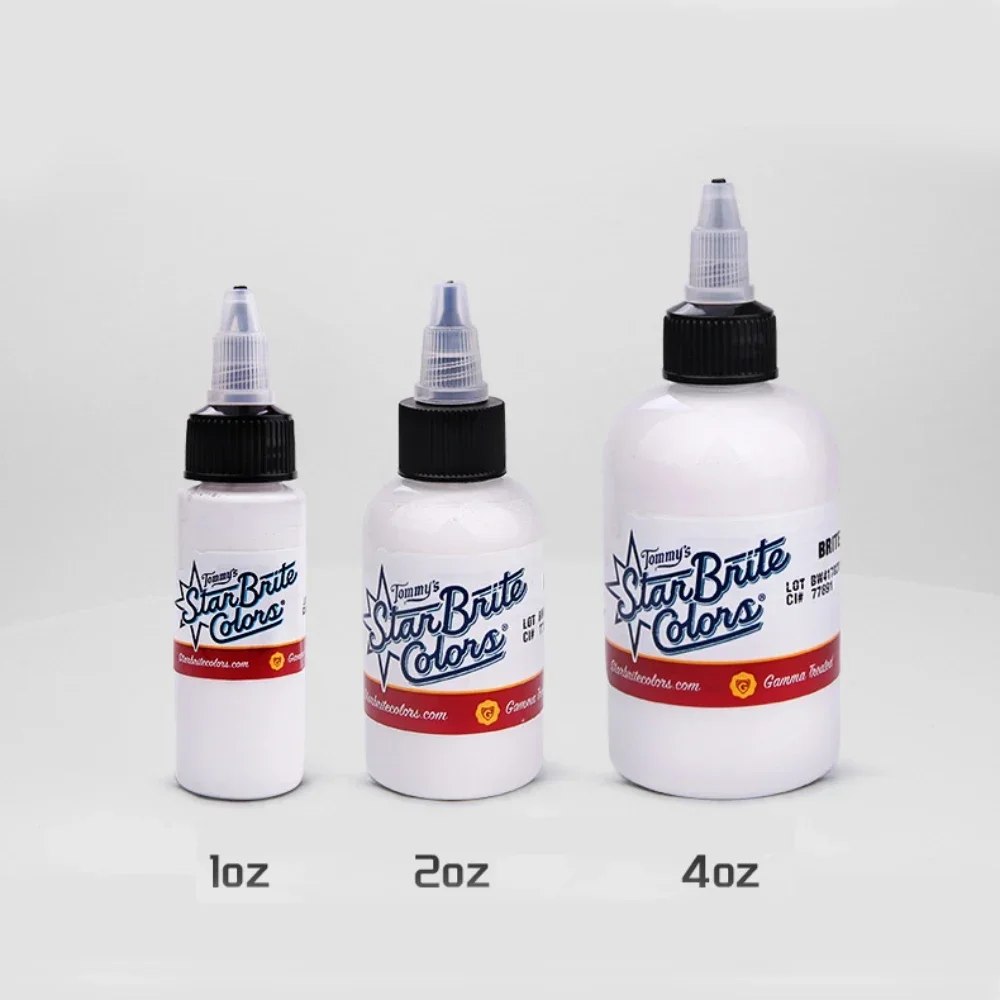 White Tattoo Ink Professional Safe Long Lasting Easy Coloring Micro Blade Tattoo Color Body Makeup Beauty ArtSupplies 1oz 2oz 4oz