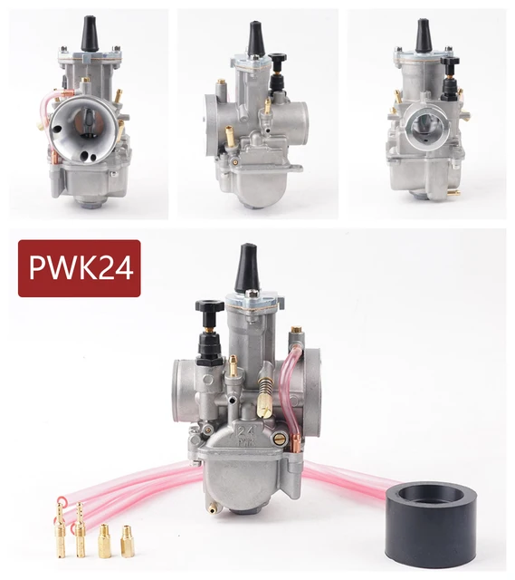  Power Jets Carburetor Carbs For PWK 21 24 26 28 30 32 34 For 2T  For 4T Motorcycle Carburetor With Power Jet For Quad (Size : B4) :  Automotive