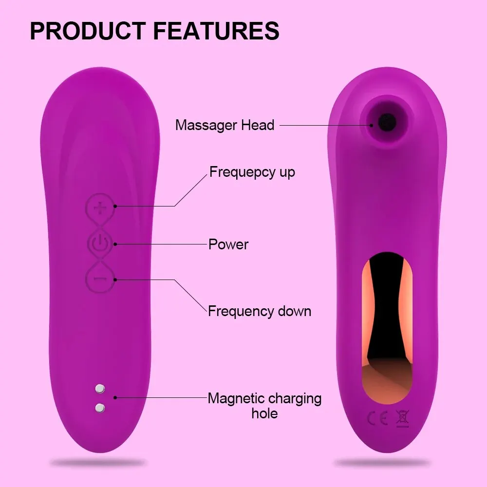 Adult Female Sucker Vibrator Clitoris Sucking Clit Oral Vacuum Stimulator Nipple Vagina Sex Toys Masturbator