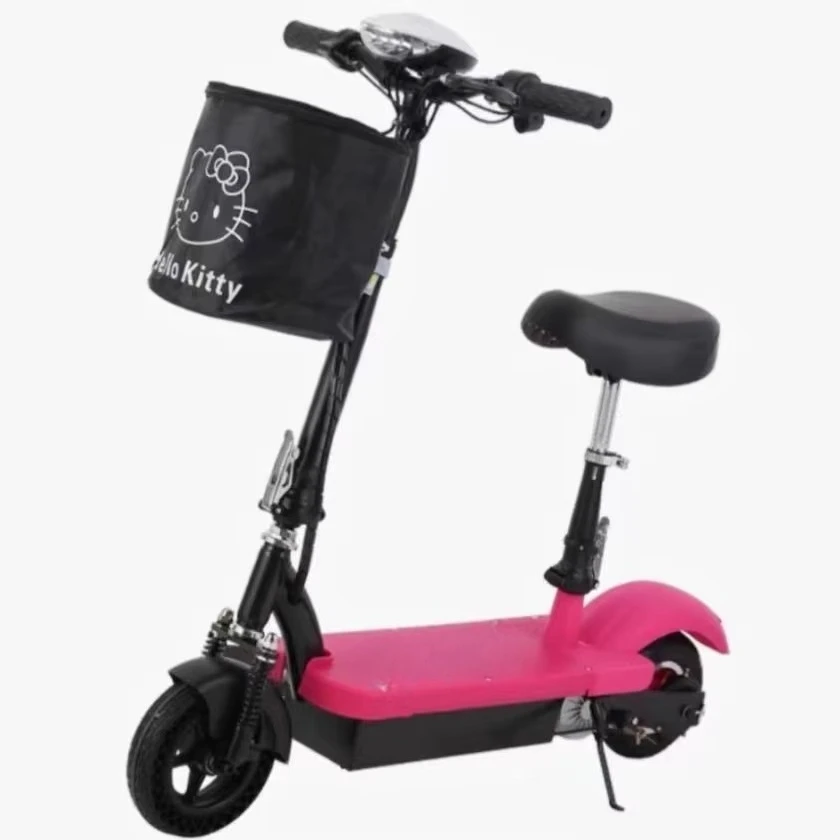 Scooter elettrico elettronico da 350 Watt Sedile rimovibile Doppio ammortizzatore anteriore App Controllo vocale Portata 30-40 km - immagine 4