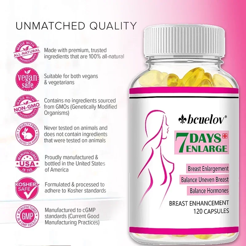 Pueraria Root and Papaya Extract-Non Genetically Modified Natural Plant-based Formula To Enhance Women's Confidence