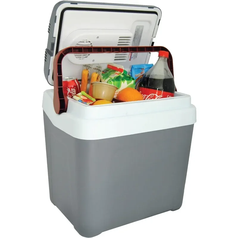 

Koolatron Electric Portable Cooler Plug in 12V car Cooler 25 L (26 qt), No Ice Thermo Electric Portable Fridge for Camping