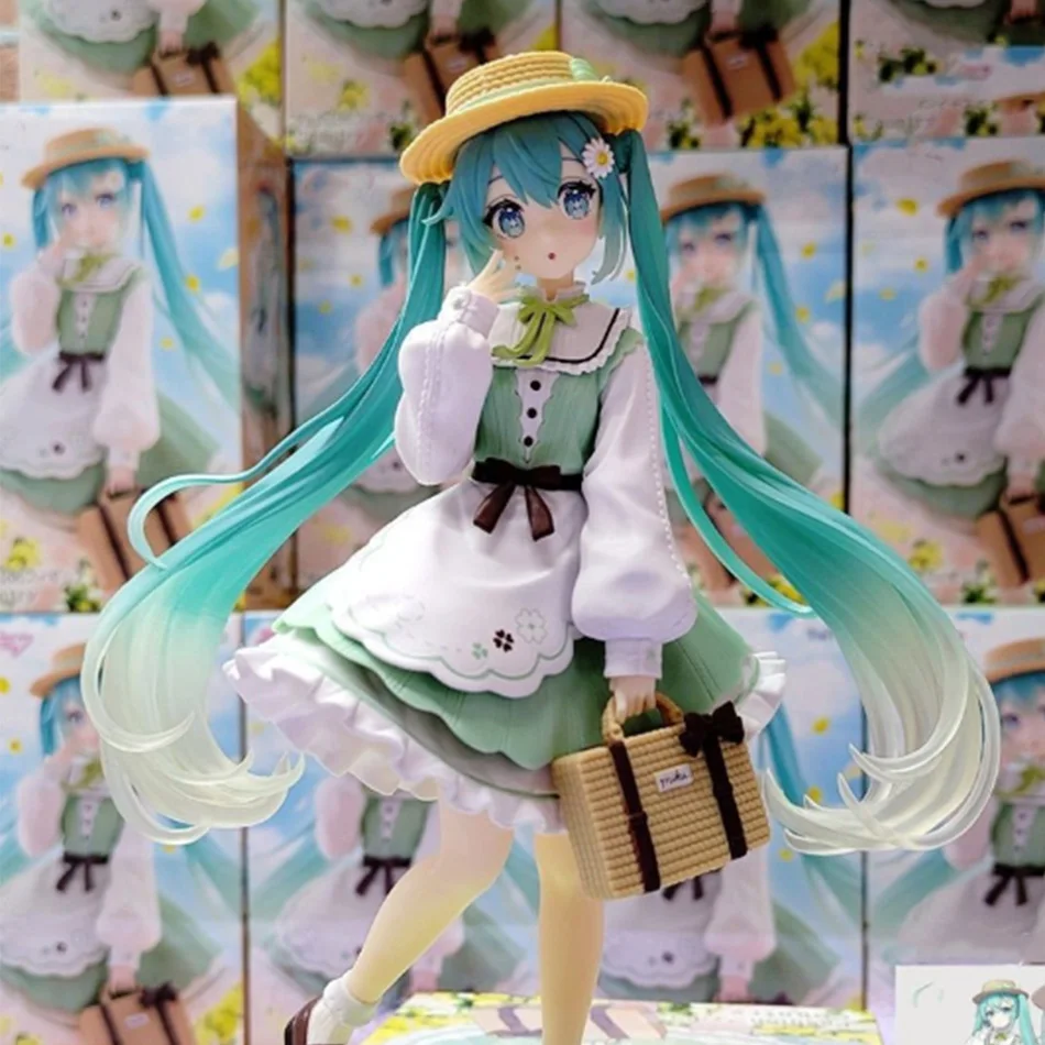 Hatsune Miku Anime Figurine - Fashion Country Version 20cm Cute Kawaii Girl Action Figure - Adorable Desktop Decor
