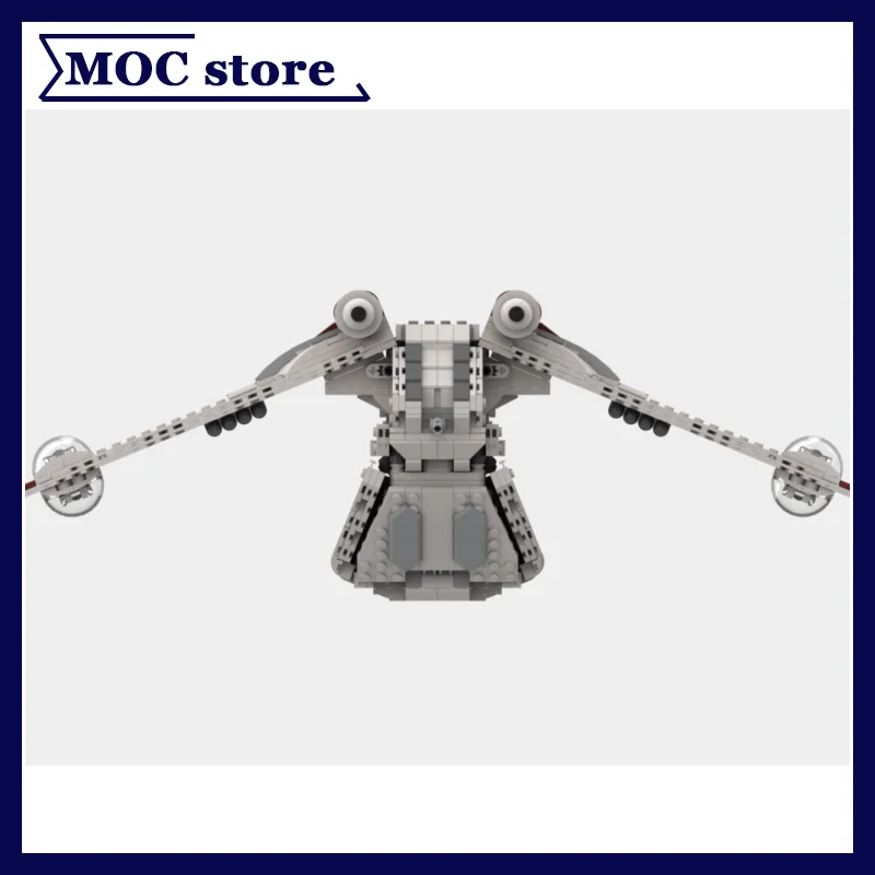 1454피스 MOC 스타 무비 빌딩 블록 공화국 저고도 공격 수송 모델 브릭 DIY 조립 장난감 MOC-268063