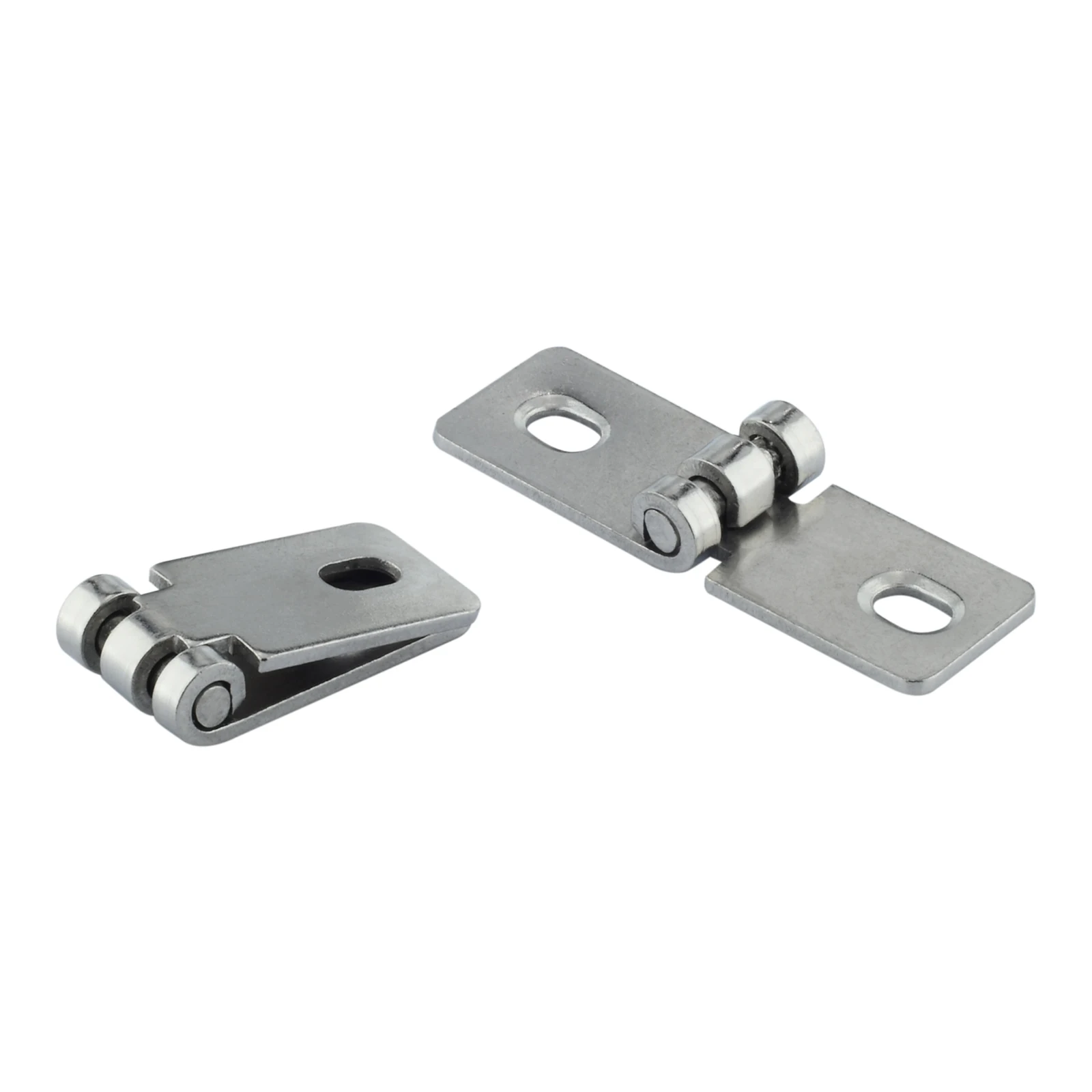 2Pcs Stainless Steel Nothing Frame Hinge Fold Nothing Frame Balcony Window Decorative Hinges for Vintage Wooden Box with Screws