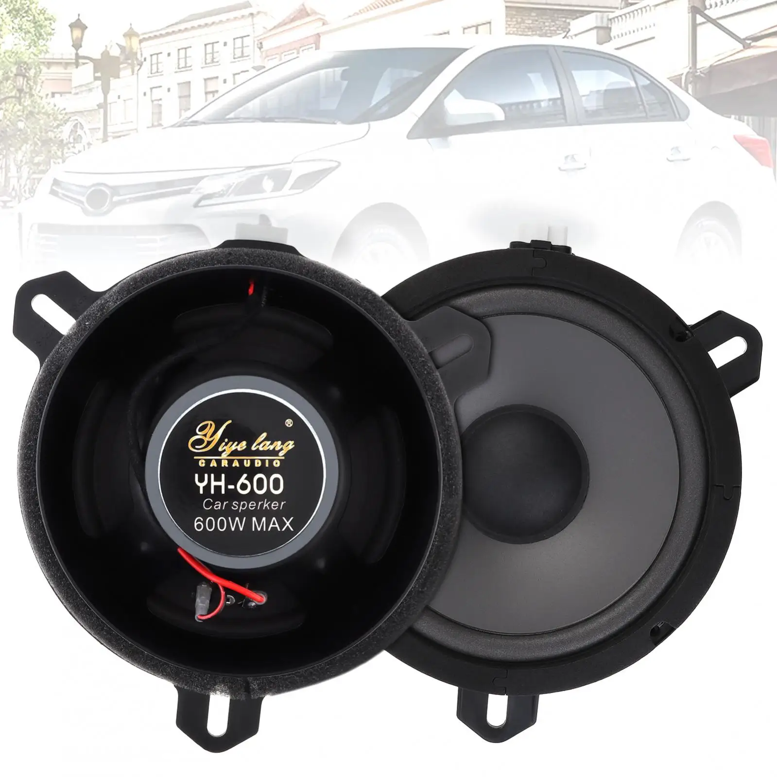 2pcs 6.5 Inch 600W 2-Way Car Speakers Auto Music Stereo Full Range Frequency Hifi Speaker Fit for Toyota